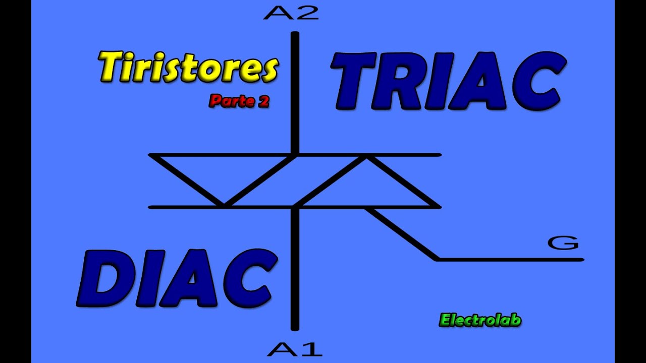 TRIAC e DIAC - Tiristores  - O que são e como funcionam! Parte 2