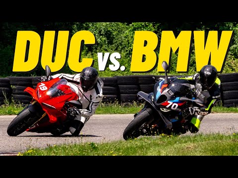 So schnell wie noch nie! BMW M 1000 RR vs. Ducati Panigale V4 S im Rennstrecken-Vergleich