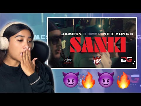 Jamesy x Offline x Yung G - Sanki | Reaction Video #77 