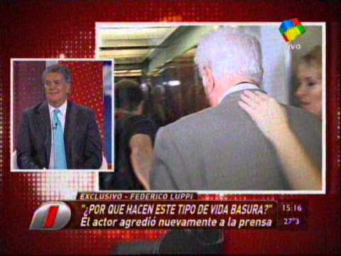 Federico Luppi y una nueva agresión a periodistas