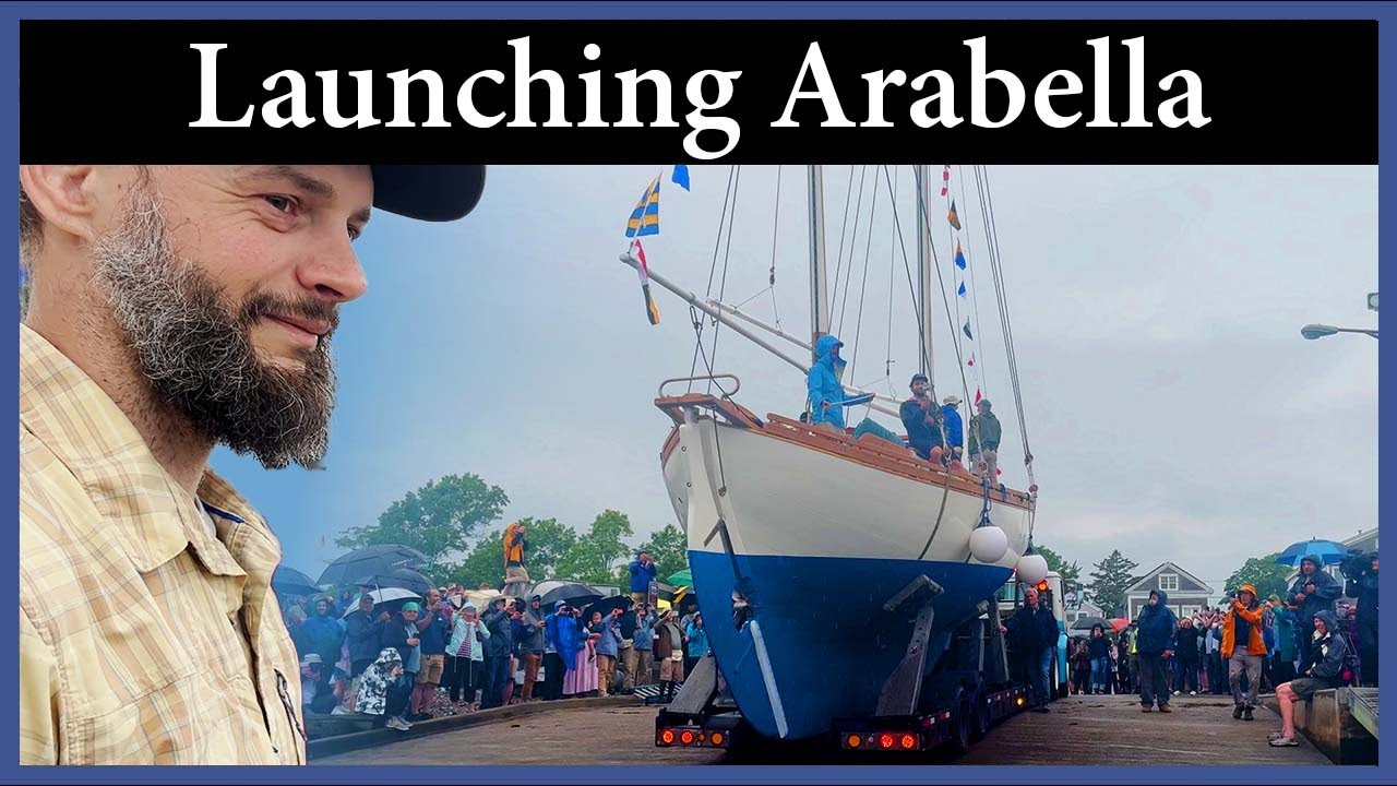Launching His First Boat After 7 Years of Hard Work - Ep. 271 - Journey of a Wooden Boat