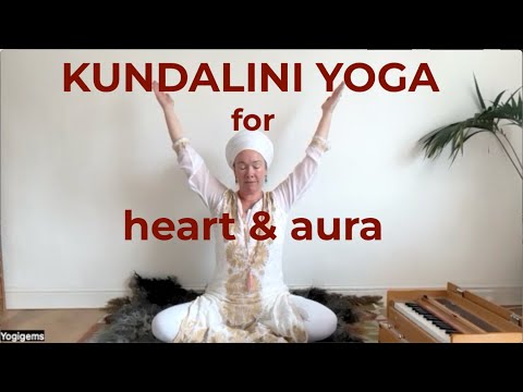 30 minute kundalini yoga for a hearty aura | Heart Centre & Magnetic Field kriya | Yogigems