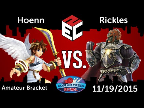 Amateur Bracket Poplar Creek Bowl #24 - Hoenn (Pit) vs. Rickles (Samus, Ganondorf)
