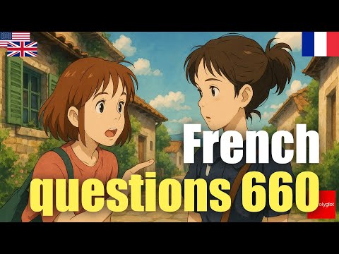 French questions 660 | Passive listening | L2Language | with hiragana