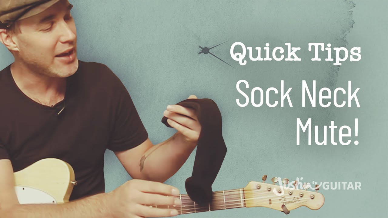 Quick Guitar Tips #22 - Sock Neck Mute - Guitar Lesson [QT-022] - YouTube