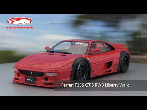 GT-SPIRIT 1:18 Ferrari F355 GT S RWB Liberty Walk 建設年 GT-SPIRIT 1:18 Ferrari F355 GT S RWB Liberty Walk 建設年
