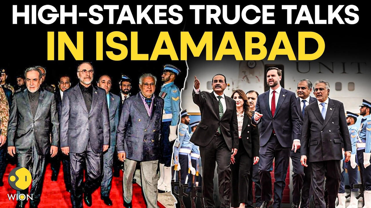 US-Iran Truce Talks LIVE: US-Iran Delegations Arrive for Make-or-Break Peace Negotiations | WION