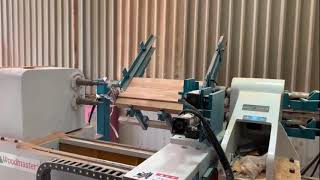 Máy tiện cnc 2 trục nạp phôi tự động | tiện 2 cây cùng lúc, năng suất gấp đôi | WM-1500A2