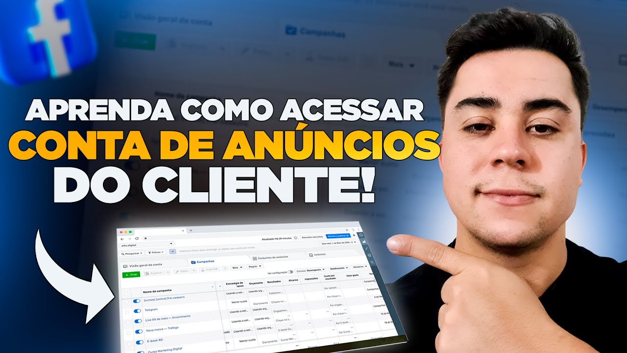 APRENDA COMO SOLICITAR ACESSO A CONTA DE ANUNCIOS DO CLIENTE [Facebook ads tutorial completo]