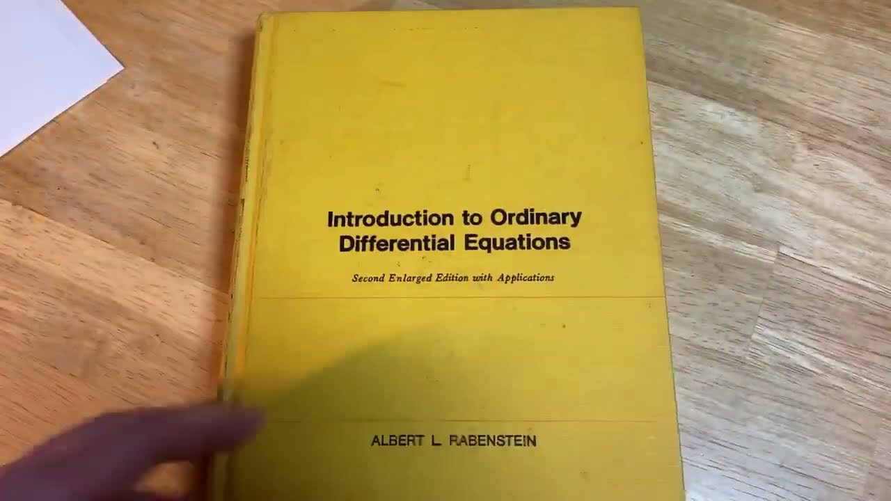 Learn Differential Equations with This Math Book