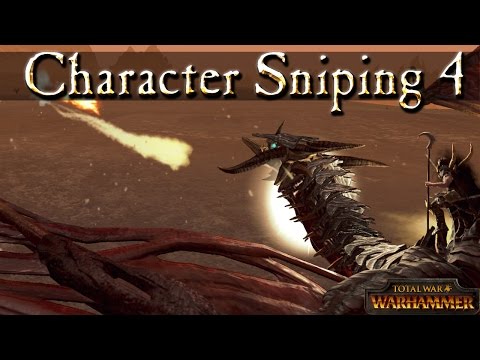Character Sniping 4 - Bright + Light Wizard vs Flying Lord - Total War Warhammer Mechanics