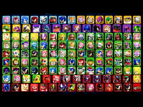 Sonic Forces Speed Battle: ALL 132 Characters Gameplay