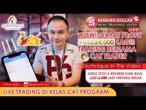 BERBURU DOLLAR REAL TRADING VLOG Ep 3: DAPAT PROFIT LAGI USD24,000! LANGSUNG WITHDRAW