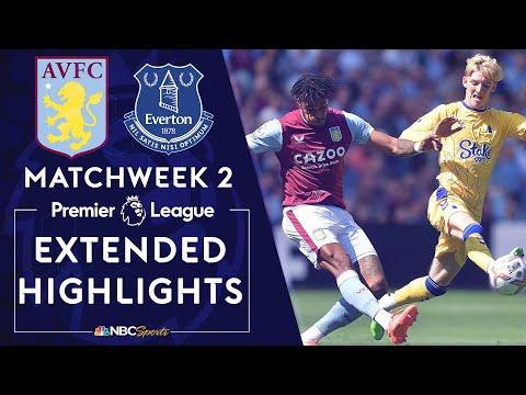Aston Villa v. Everton | PREMIER LEAGUE HIGHLIGHTS | 8/13/2022 | NBC Sports