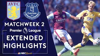 Aston Villa v. Everton | PREMIER LEAGUE HIGHLIGHTS | 8/13/2022 | NBC Sports