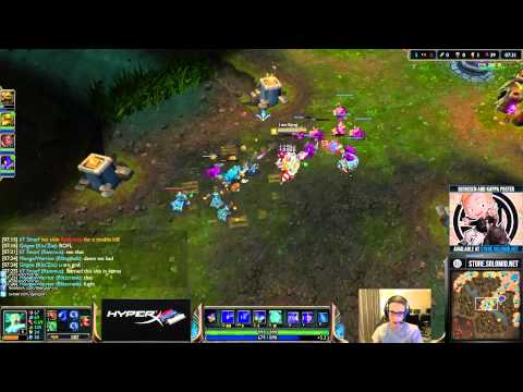TSM Bjergsen Zilean vs Fizz [Challenger Ranked solo queue mid]