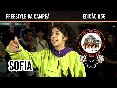 SOFIA | FREESTYLE DA CAMPEÃ | DUELO DO HELIPA | #58