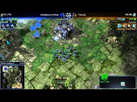 SC2 Polt vs Tails Game 1 Starcraft 2 GamePlay