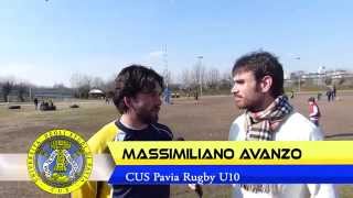 preview picture of video 'Massimiliano Avanzo ci parla dei giovani ragazzi dell'U10 del CUS Pavia Rugby'