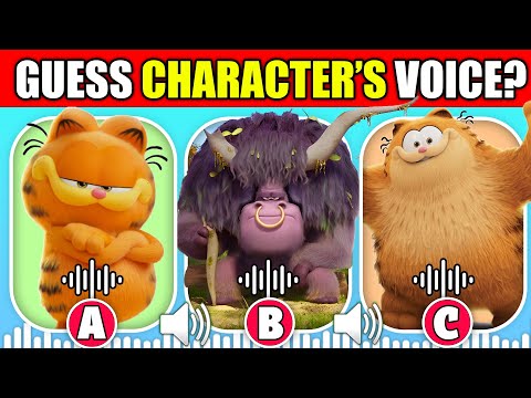 🔊 Guess The Voice! THE GARFIELD MOVIE QUIZ 😸🍕 🔥 Fun Garfield Challenges | Quiz