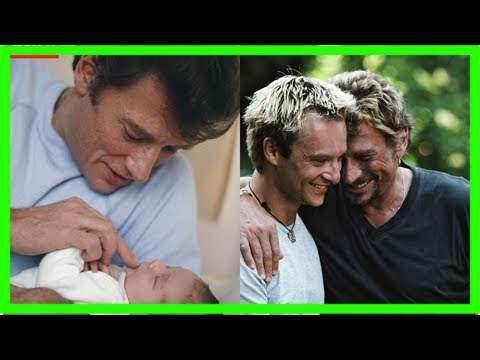 Johnny hallyday: avec david et laura, la naissance d’un père