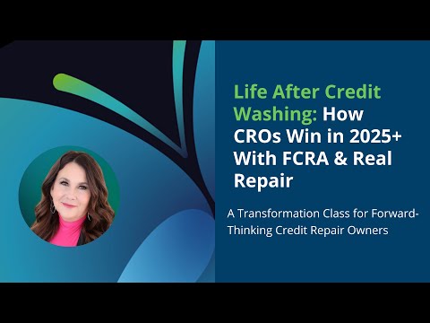 Life After Credit Washing: How CROs Win in 2025+