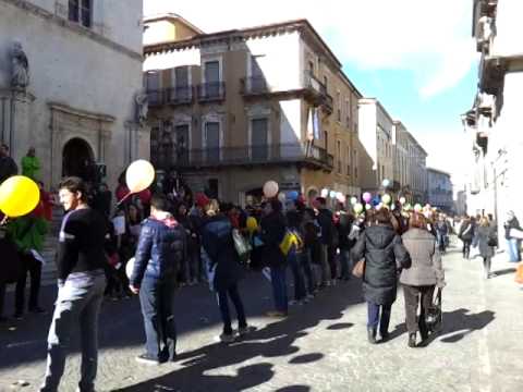 Flash mob, Sulmona 08022014