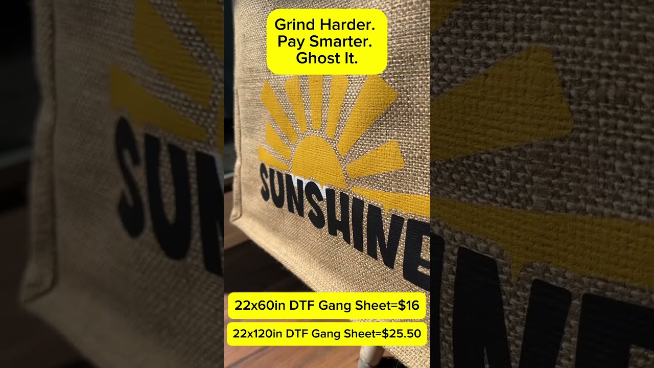 Switch to DTF GHOST — where 9000+ creators get their edge. #dtfprinting #tshirt #smallbusiness #dtf