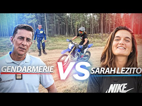 Sarah Lezito AFFRONTE LES GENDARMES motocyclistes !