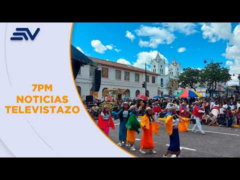 El desfile de Interculturalidad tuvo lugar en el cantón Saquisilí, Cotopaxi | Televistazo | Ecuavisa