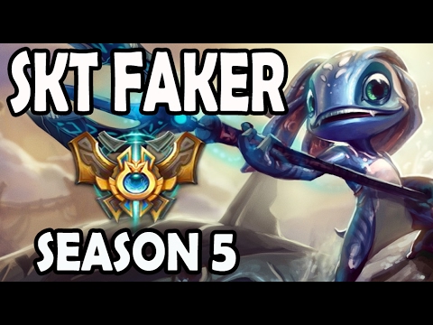 SKT T1 Faker Fizz vs Viktor MID Ranked Challenger Korea