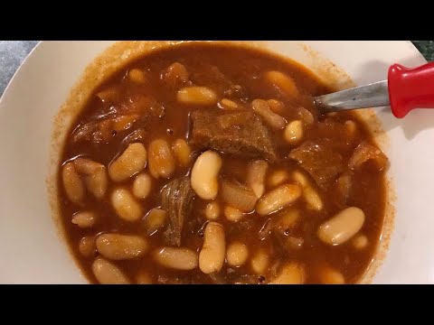 LUBIA BEL KEMUN-TUNISIAN MEAT AND BEANS RECIPE