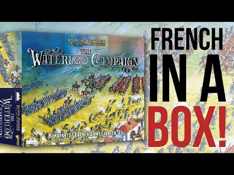 Warlord Games Black Powder Epic Battles: Waterloo Bonaparte's French Starter Set unboxing