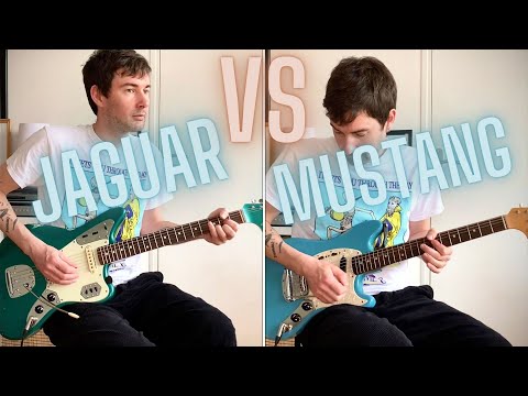 Fender Jaguar VS Mustang (indie and surf rock riffs)