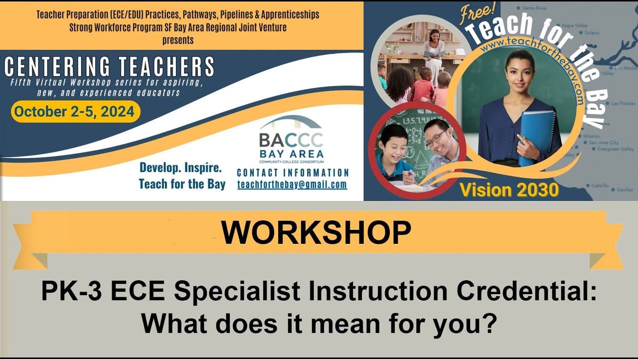 PK-3 ECE Specialist Instruction Credential: What does it mean for you?