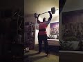 Military Press 218.5 lbs × 2 PAUSE REPS bw 247 #shorts#viral