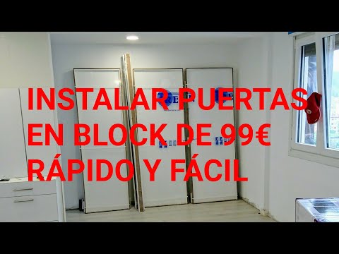 HOW TO PLACE DOORS in BLOCK and Jambas EASY and Fast | Tutorial for beginners like me