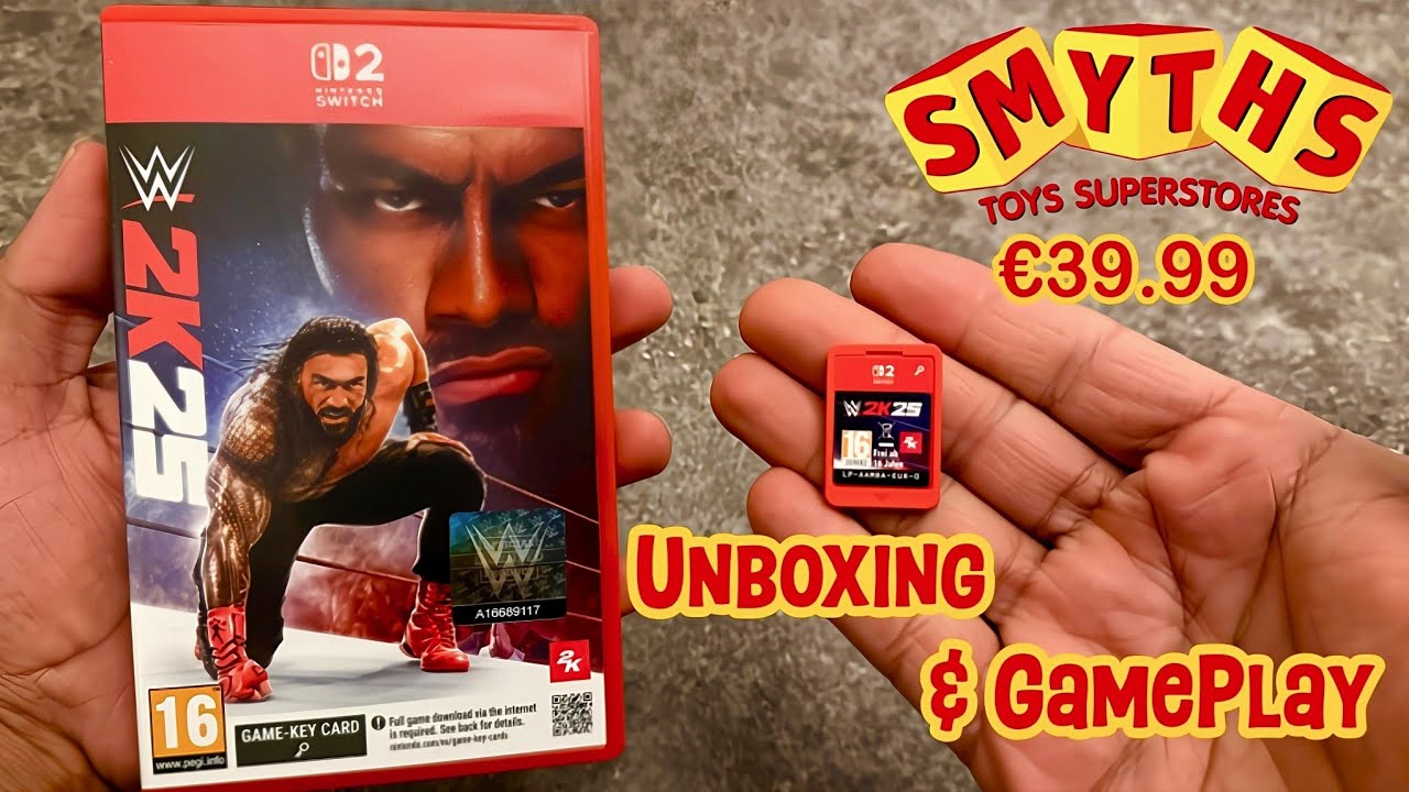 WWE 2k25 Nintendo Switch 2 Unboxing & GamePlay 