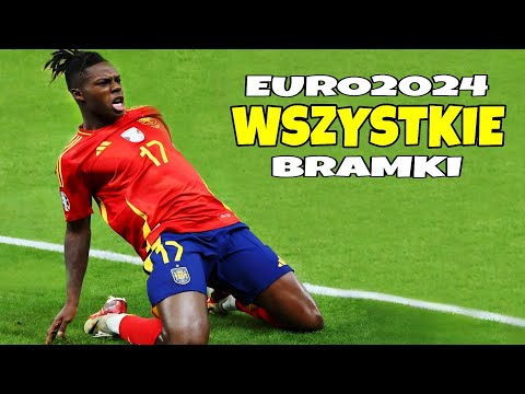 WSZYSTKIE BRAMKI EURO_2024 POLSKI KOMENTARZ 🇵🇱