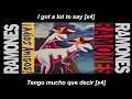 Ramones - Got A Lot To Say subtitulada en español (Lyrics)