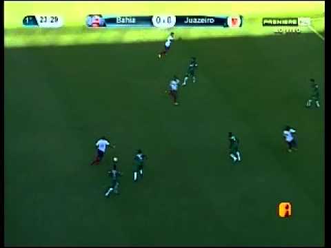 Bahia x Juazeiro 23 min, Chute a gol de Magno