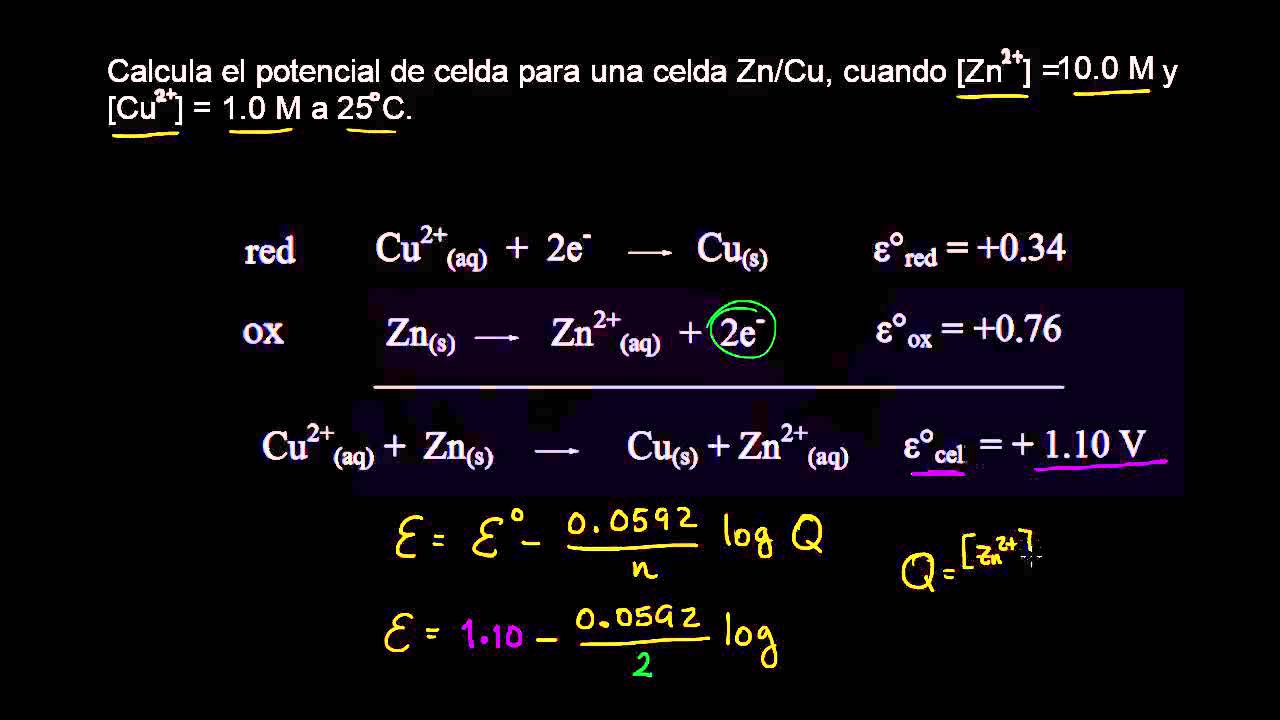 Watch Utilizando la ecuación de Nernst Now Utilizando la ecuación de Nernst