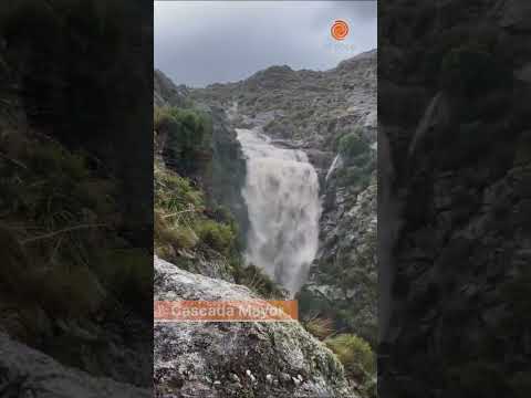 Impresionante crecida post lluvias en TRASLASIERRA 😱