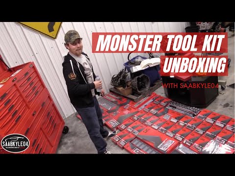 Teng Tools 1,100 Piece Monster Mega Master Tool Kit Unboxing With SaabKyle04