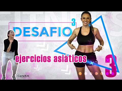 Ejercicios ASIÁTICOS empezando desde Cero | Desafío 3 de 6 ✅🔥Quema GRASA Abdominal🔥✅
