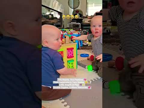 Joy is Twice as Nice with Twins💫|The Beauty of Twin Playtime🌸#twinkies #newbornbaby#twins#playing