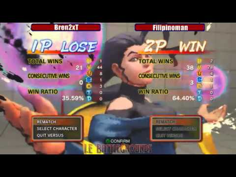 IEBG SSF4AE S02R2.2 Bren2xT (Rufus,Balrog) Vs. Filipinoman (Rose,Chun)