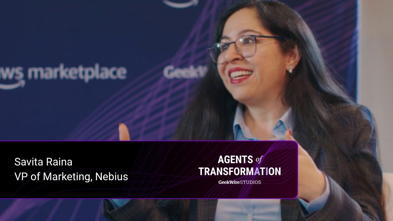 GeekWire Studios: AI Innovators Spotlight Studio | Savita Raina, Nebius