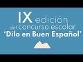 Concurso Dilo en buen español 2025
