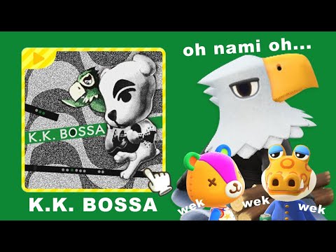 Daddy Apollo singing K.K. Bossa in Animal Crossing: New Horizons (ft. Stitches & Alfonso)
